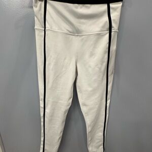 Athleta Black and White Leggings with High Waist brand new